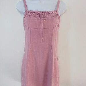 LA Hearts Pac Sun Pink Mini Dress Lined XS NWT
